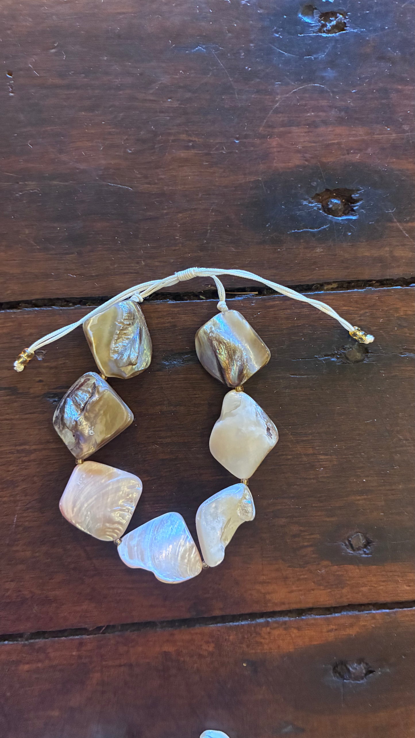 Shell Tie Bracelet