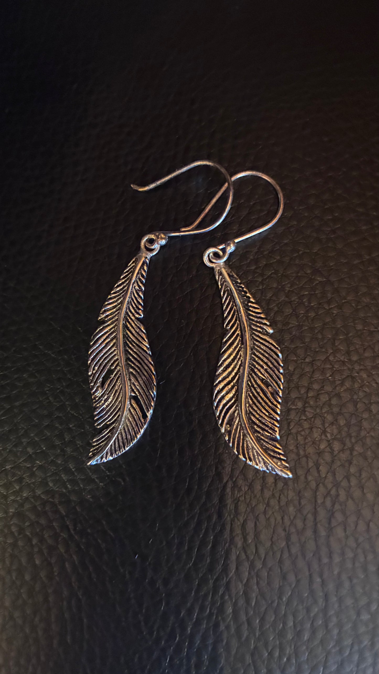 Feather Dangle Earrings