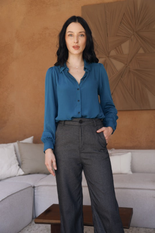 Darlene Pants - Grey Denim