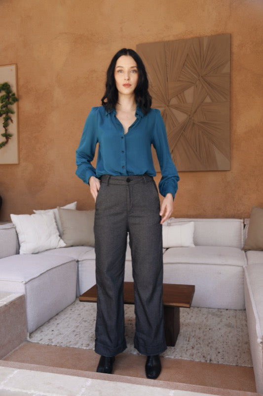 Darlene Pants - Grey Denim