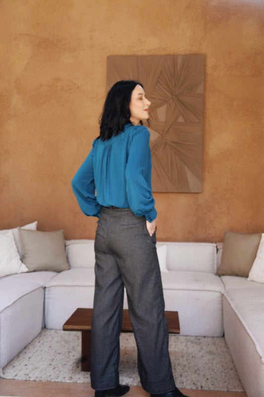 Darlene Pants - Grey Denim