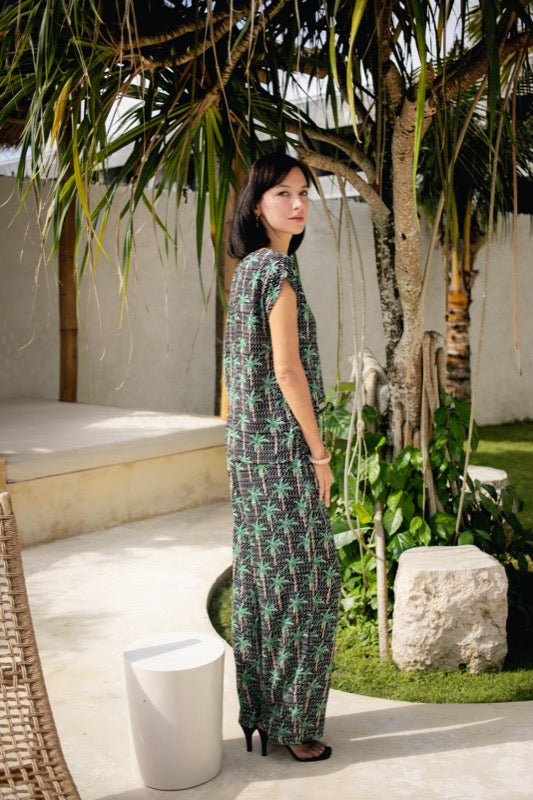 Avalon Pants - Palm Tree