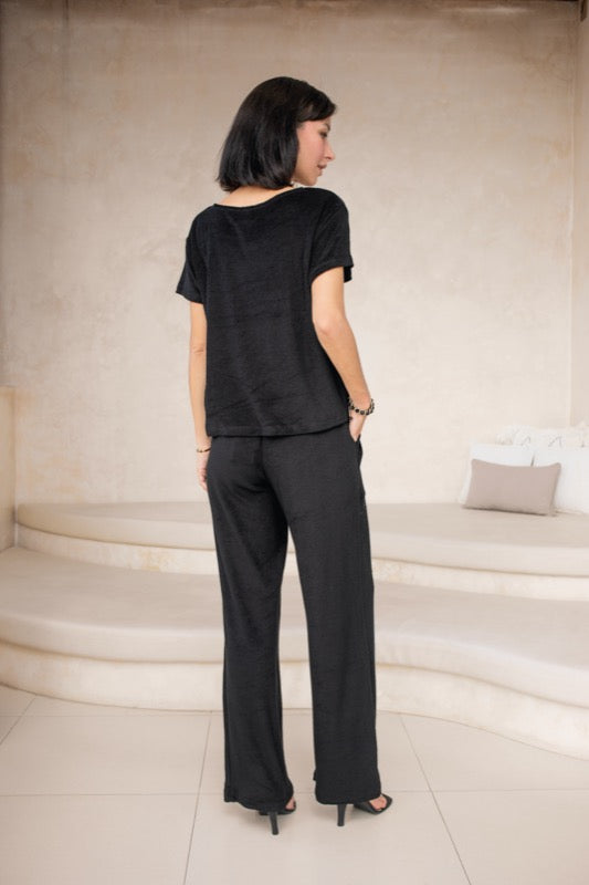 Marilyn Top - Black Terry