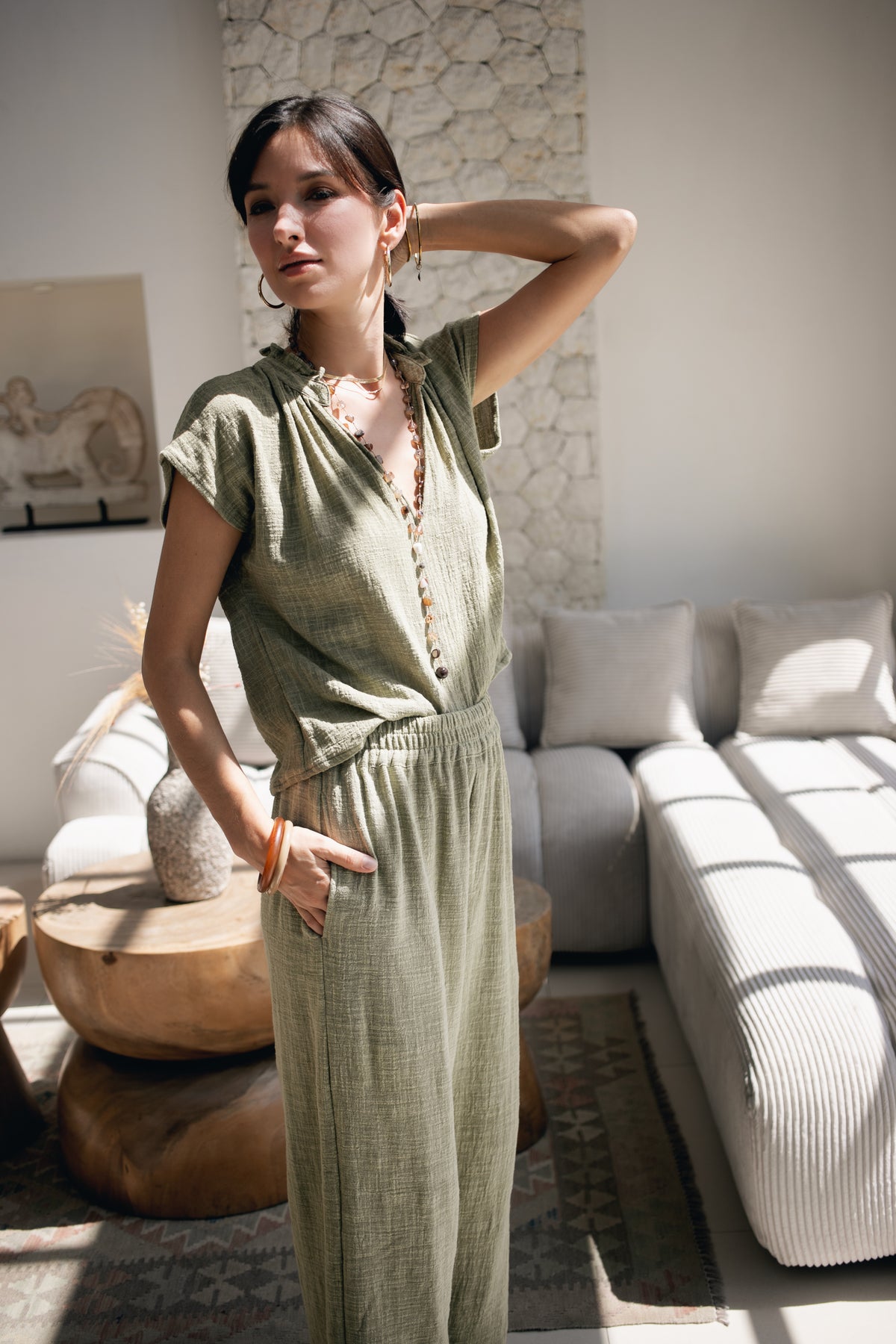 Rumi Top - Olive