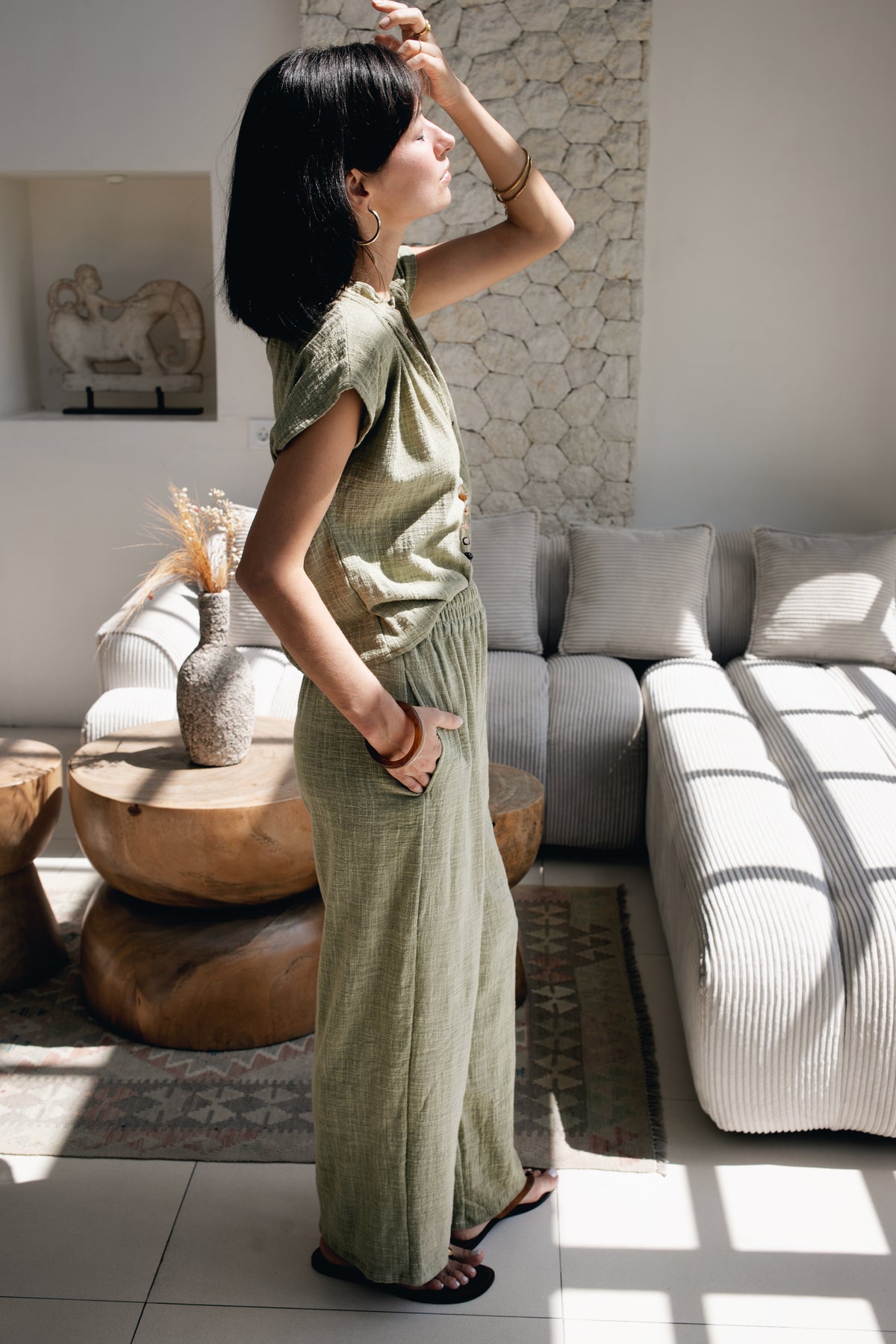Rumi Top - Olive