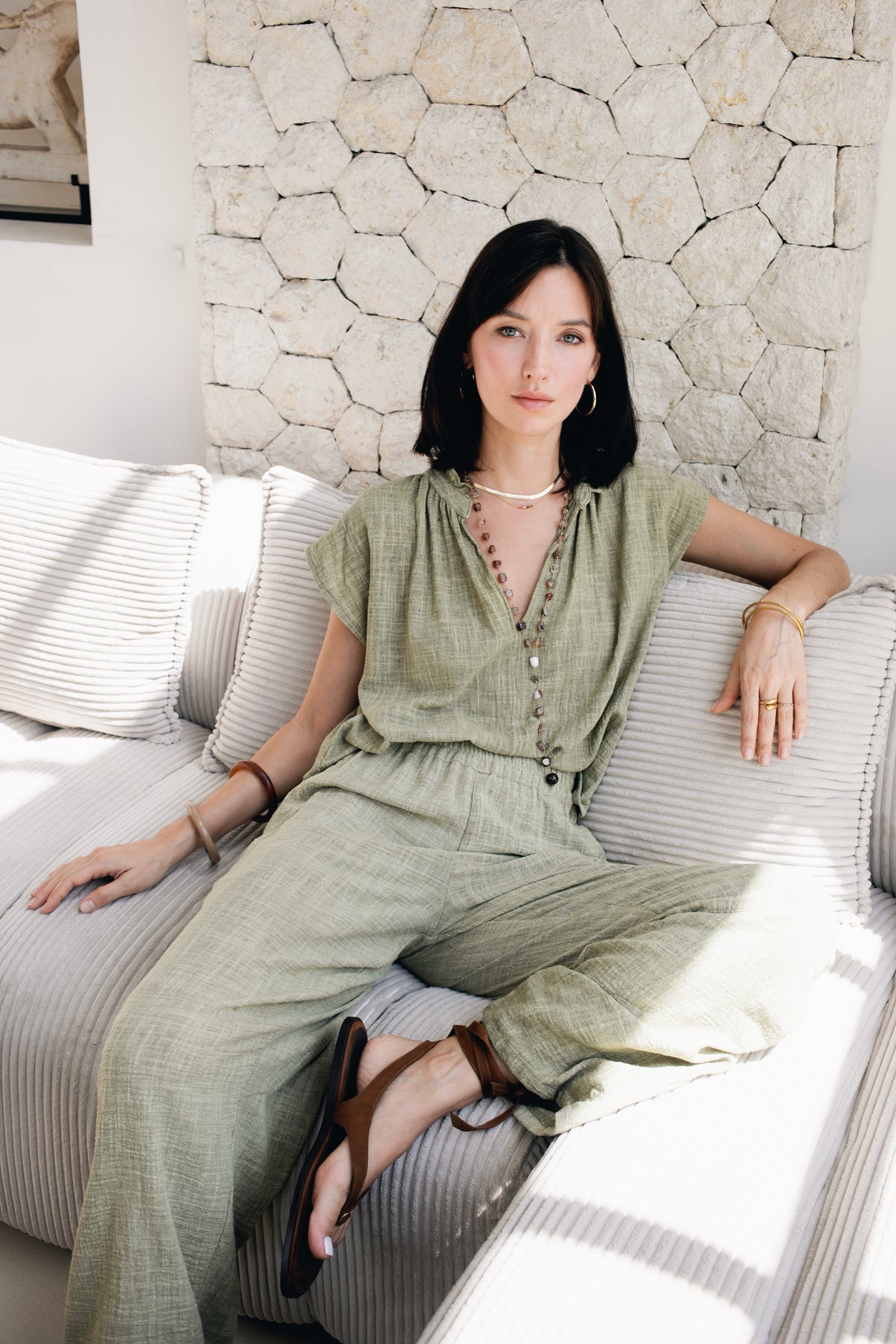 Rumi Top - Olive