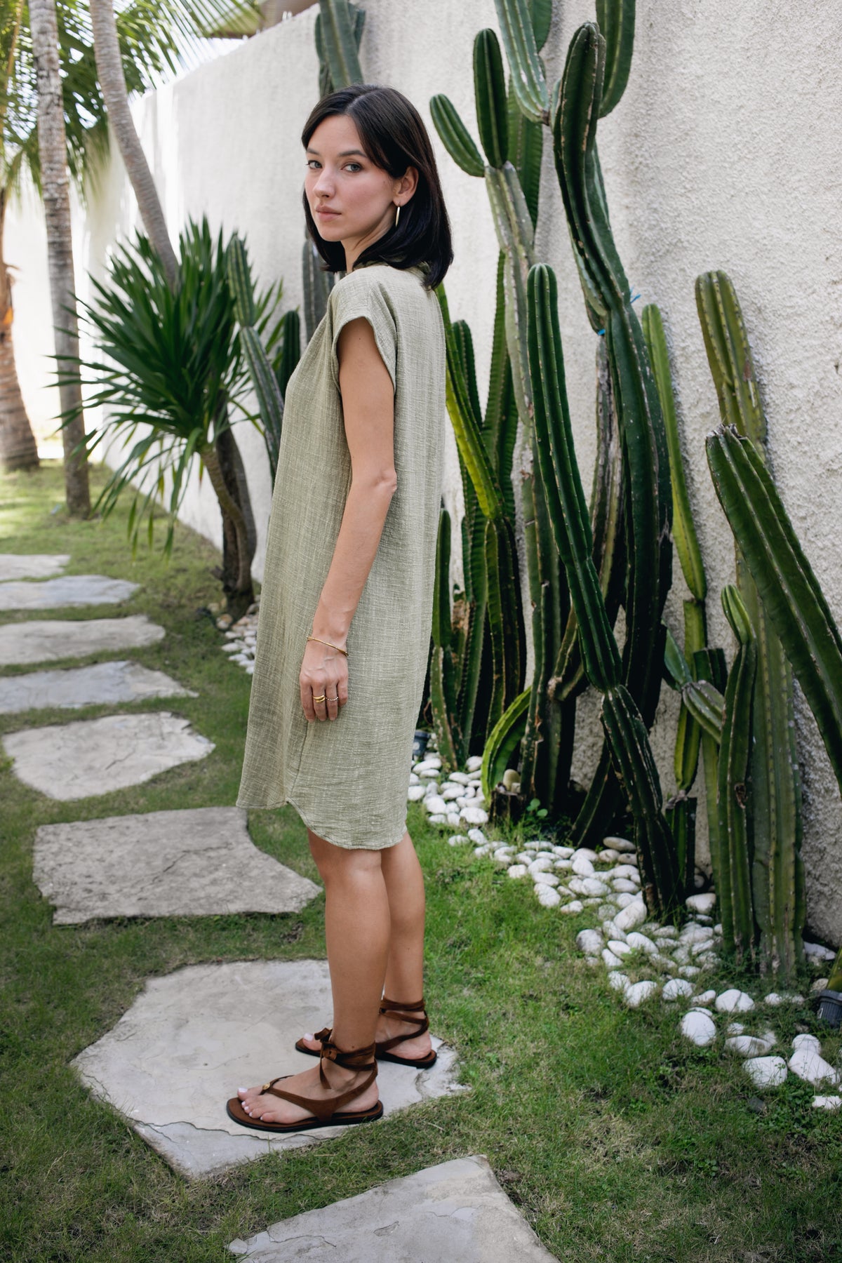 Rumi Dress - Olive