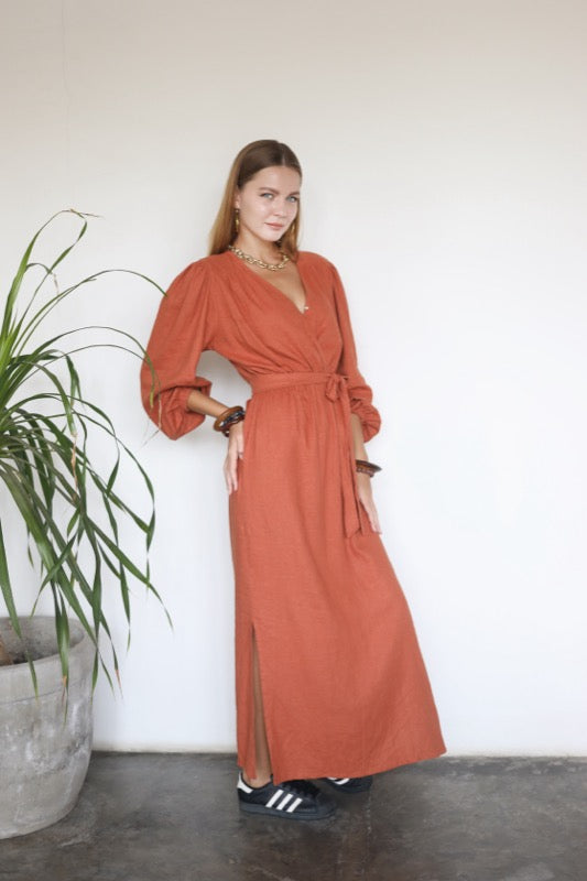 Karrina Dress L/S - Jasper Linen