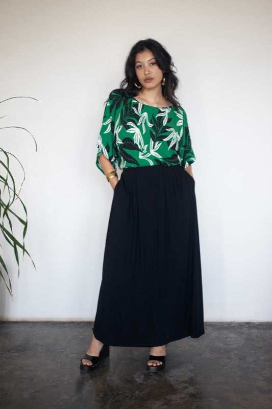 Akila Maxi Skirt - Black
