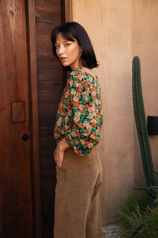 Total Eclipse L/S Top - Autumn Leaves
