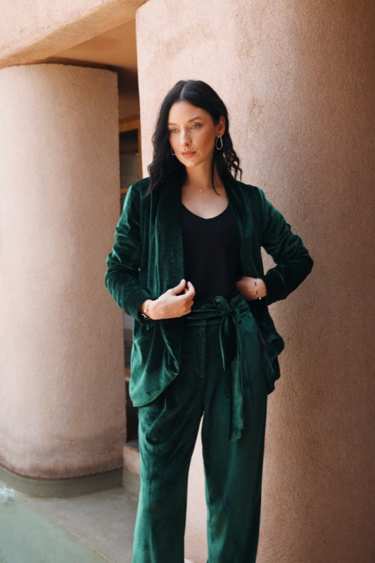 Anderson Pants - Wicked Green Velvet