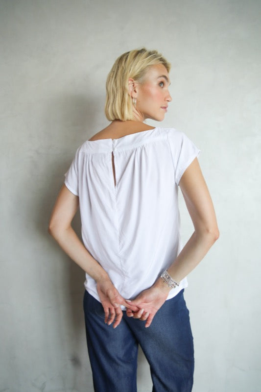 Beatrice Top - Crisp White