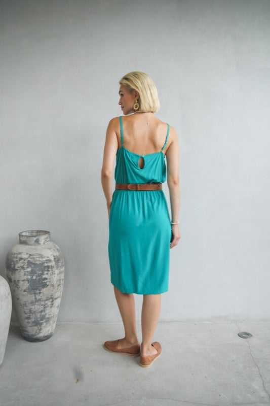 Hazel Dress  - Jade Green