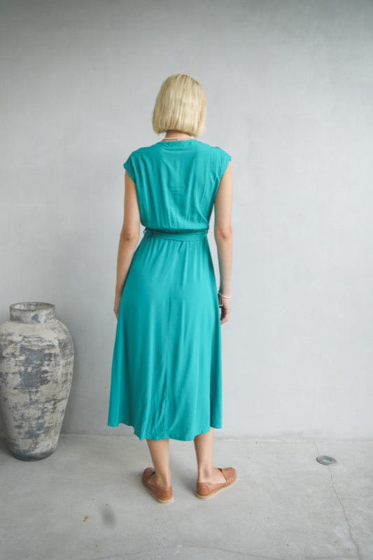 Deena Dress - Jade Green