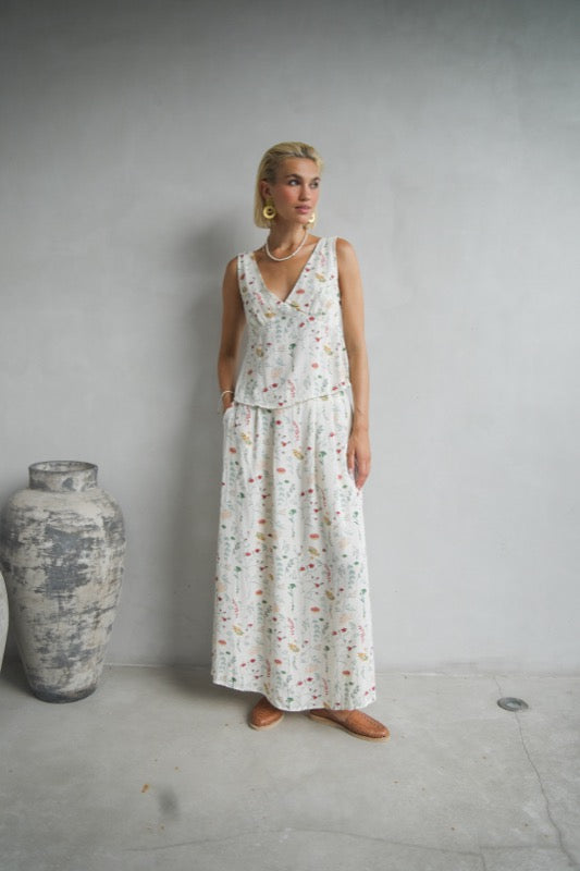 Akila Skirt - Fresh Flowers