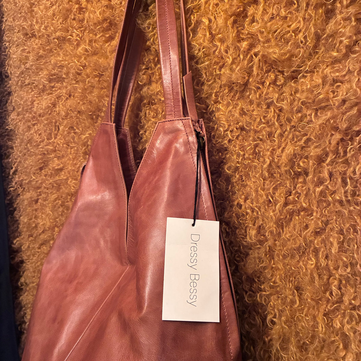 Kyoto Leather Tote Bag - Antique Tan