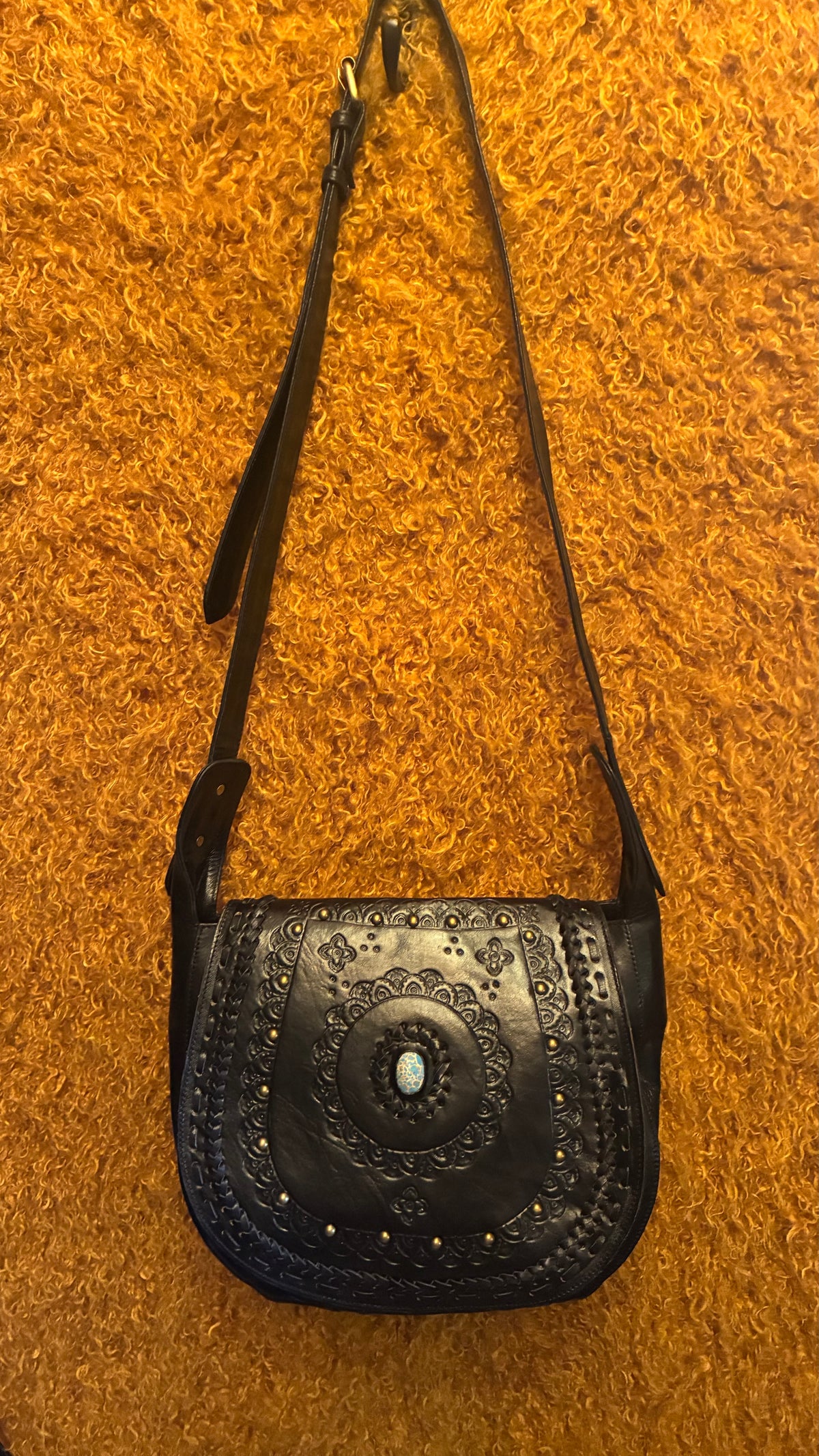 Kanika Bag - Black & Turquoise
