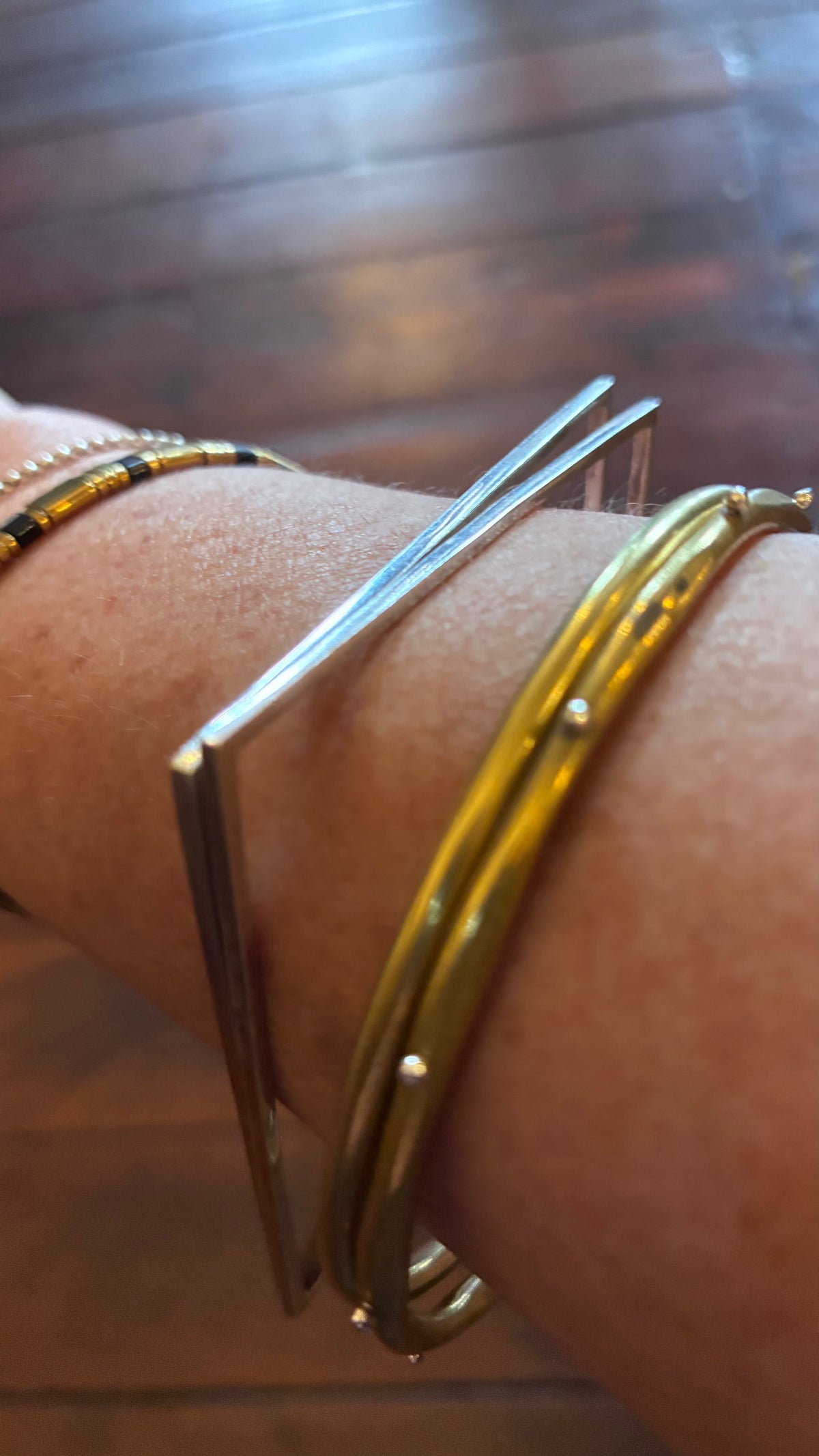 Get Squared Bangle - Sterling Silver