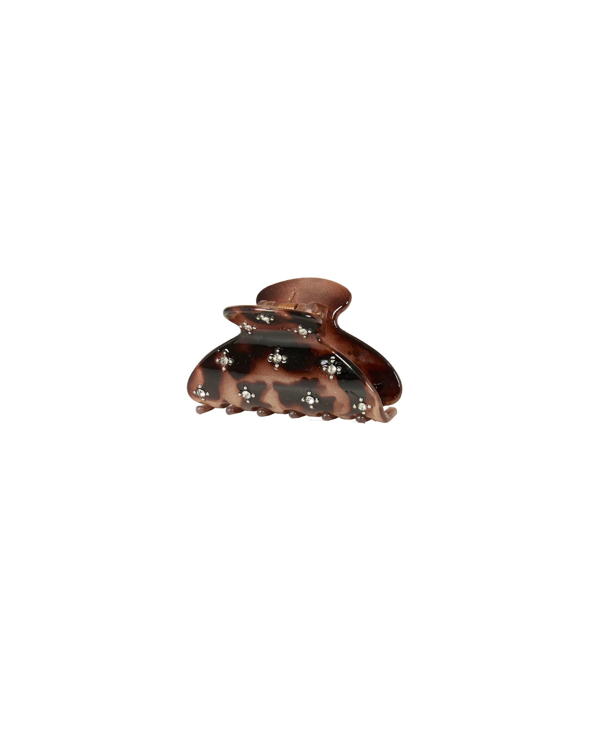 Willa Hair Clip - Studded Tortoise Shell