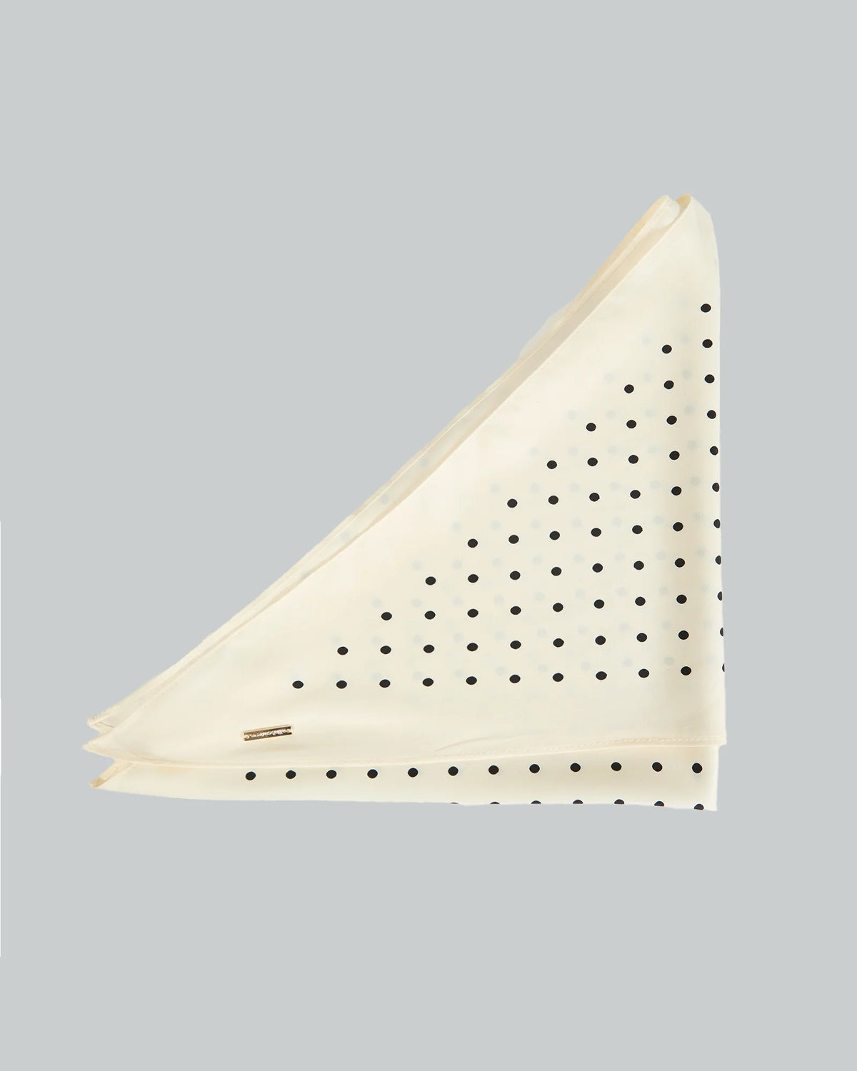Raya Dot Scarf - Vintage White