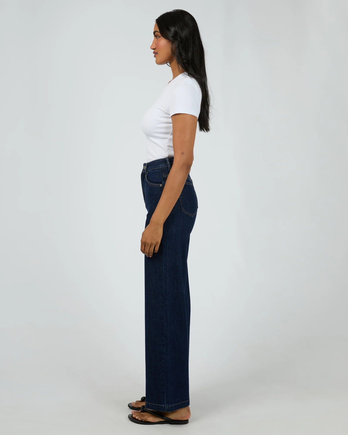 Jacqui Wide Leg Jean - Indigo