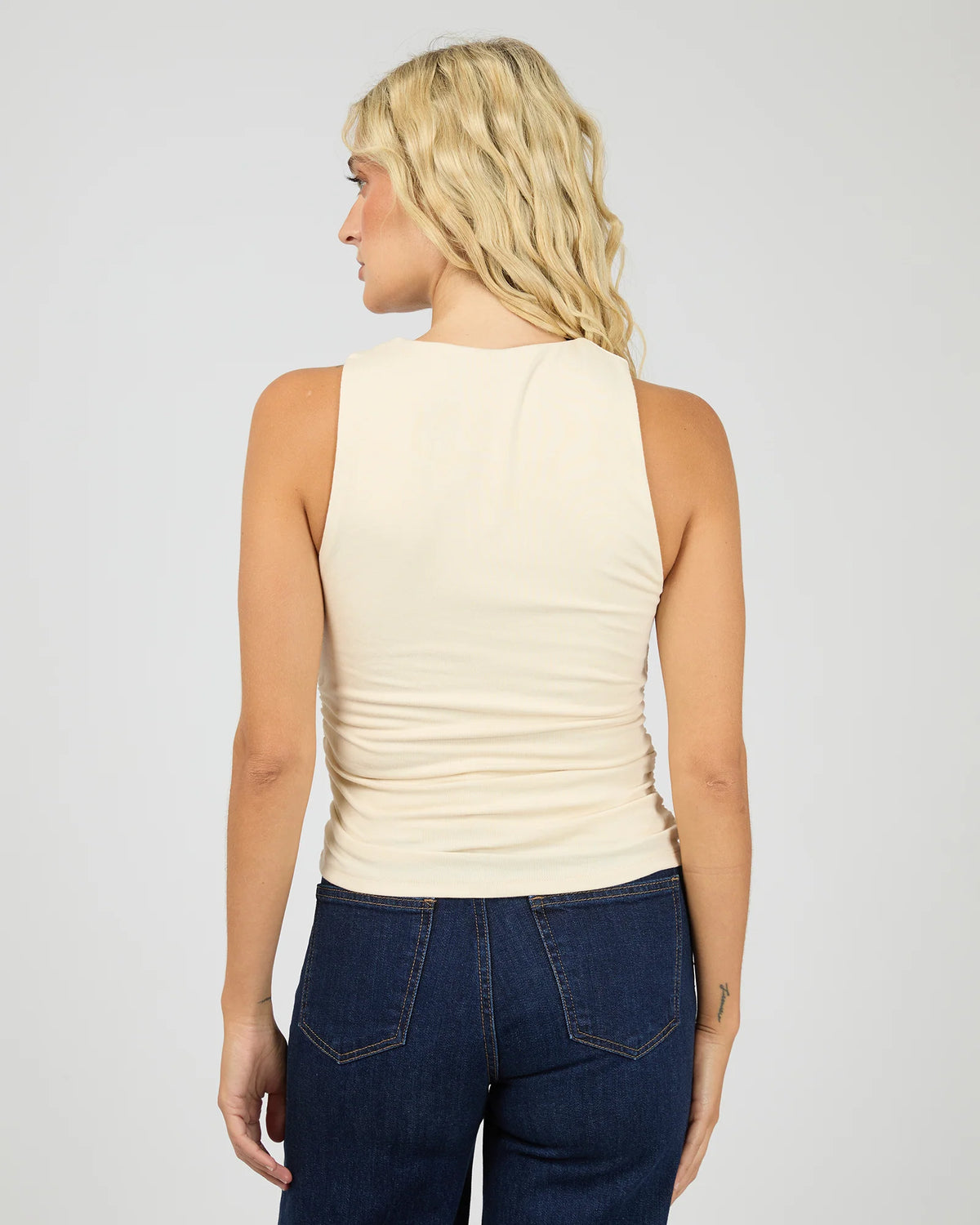 Danni Twist Top - Oat