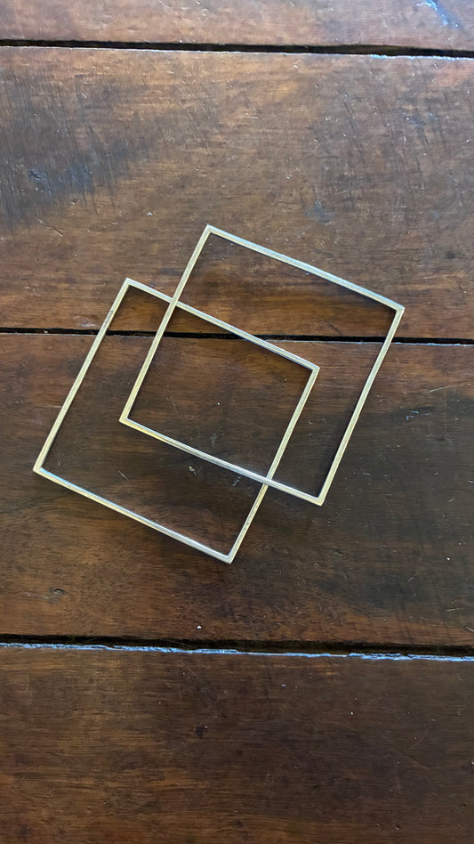 Get Squared Bangle - Sterling Silver