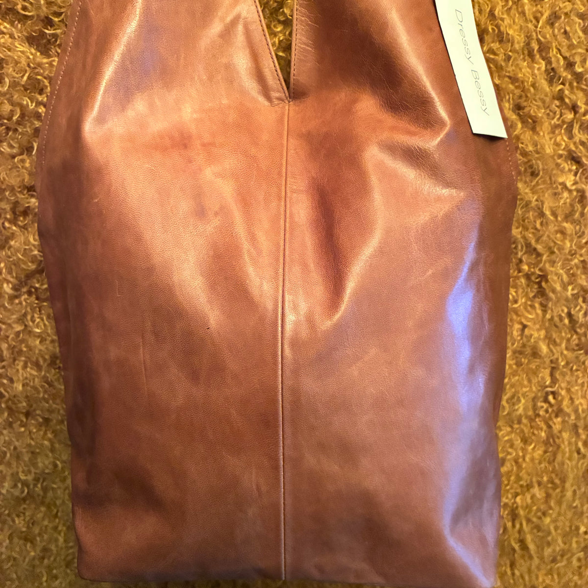 Kyoto Leather Tote Bag - Antique Tan
