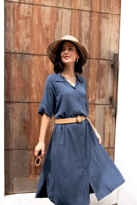 Luka Maxi Dress - Indigo