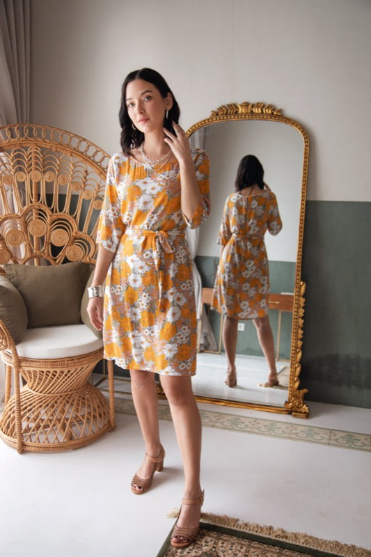 Twiggy Dress - Daffodils