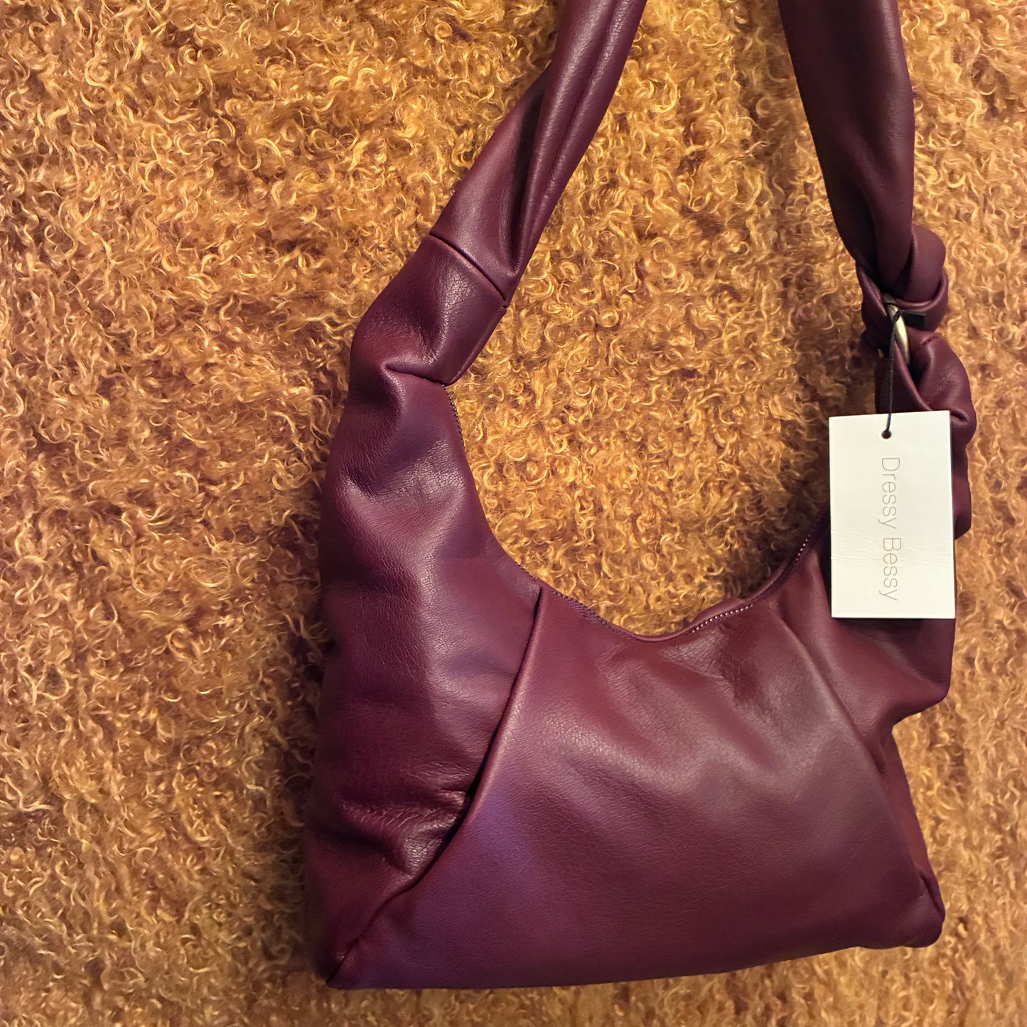 Richa Leather Sling Bag - Maroon