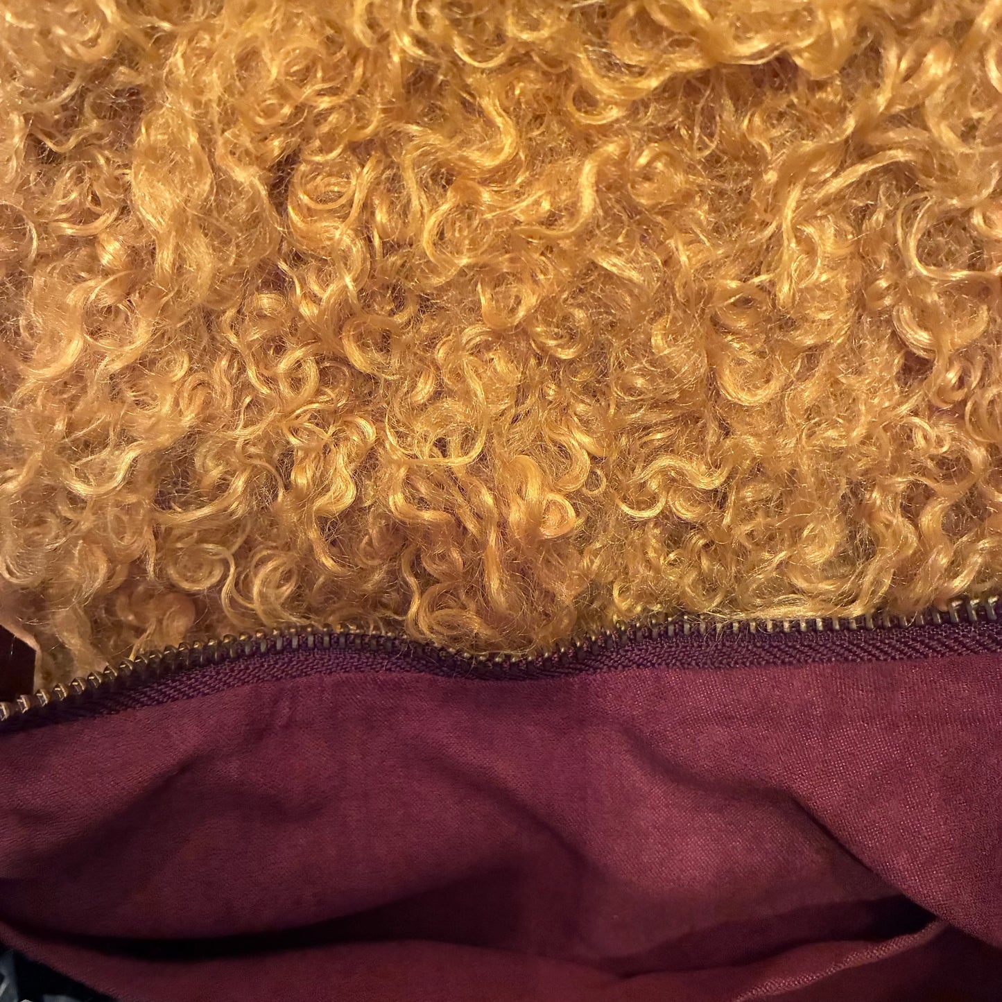 Richa Leather Sling Bag - Maroon