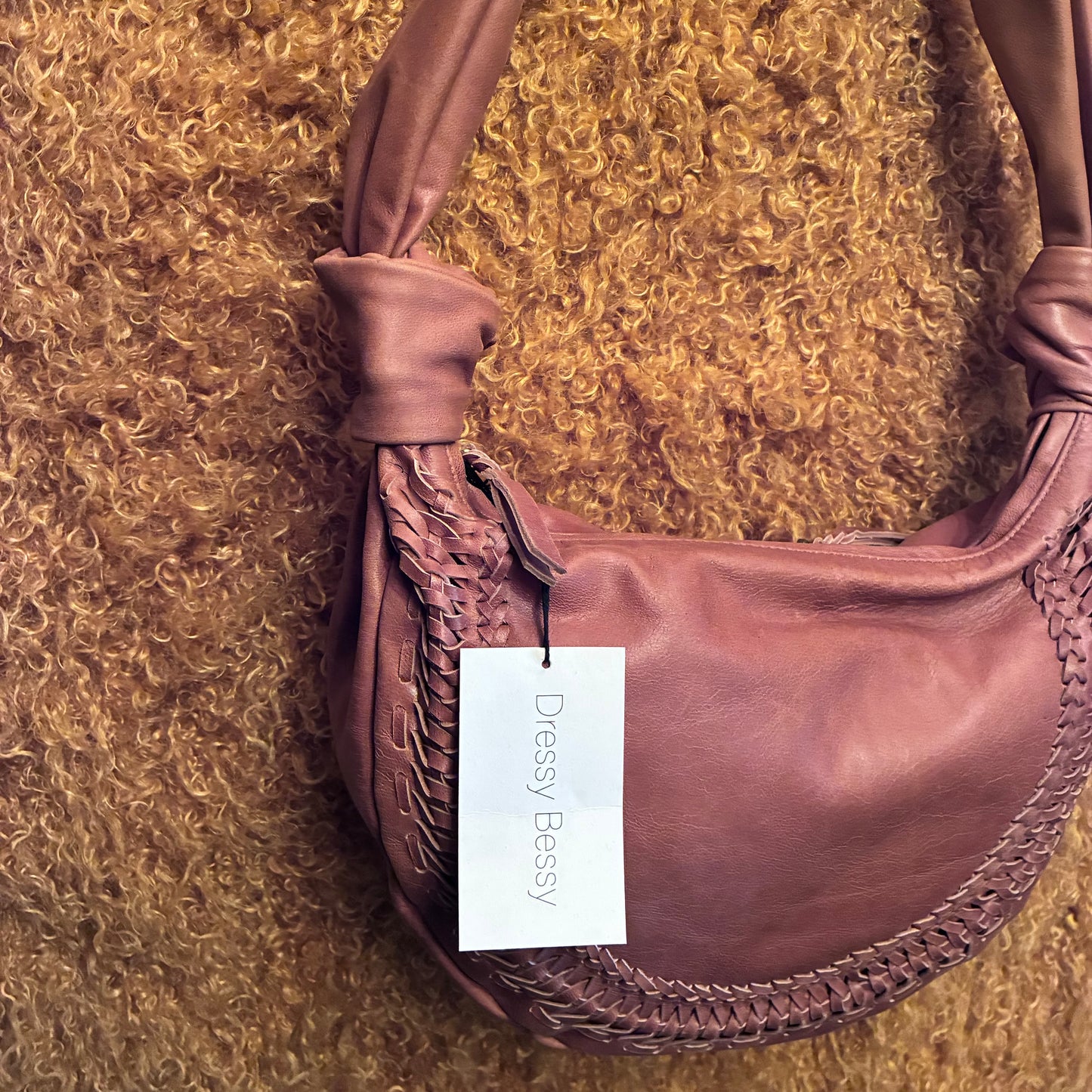 Chandra Leather Sling Bag - Mocha