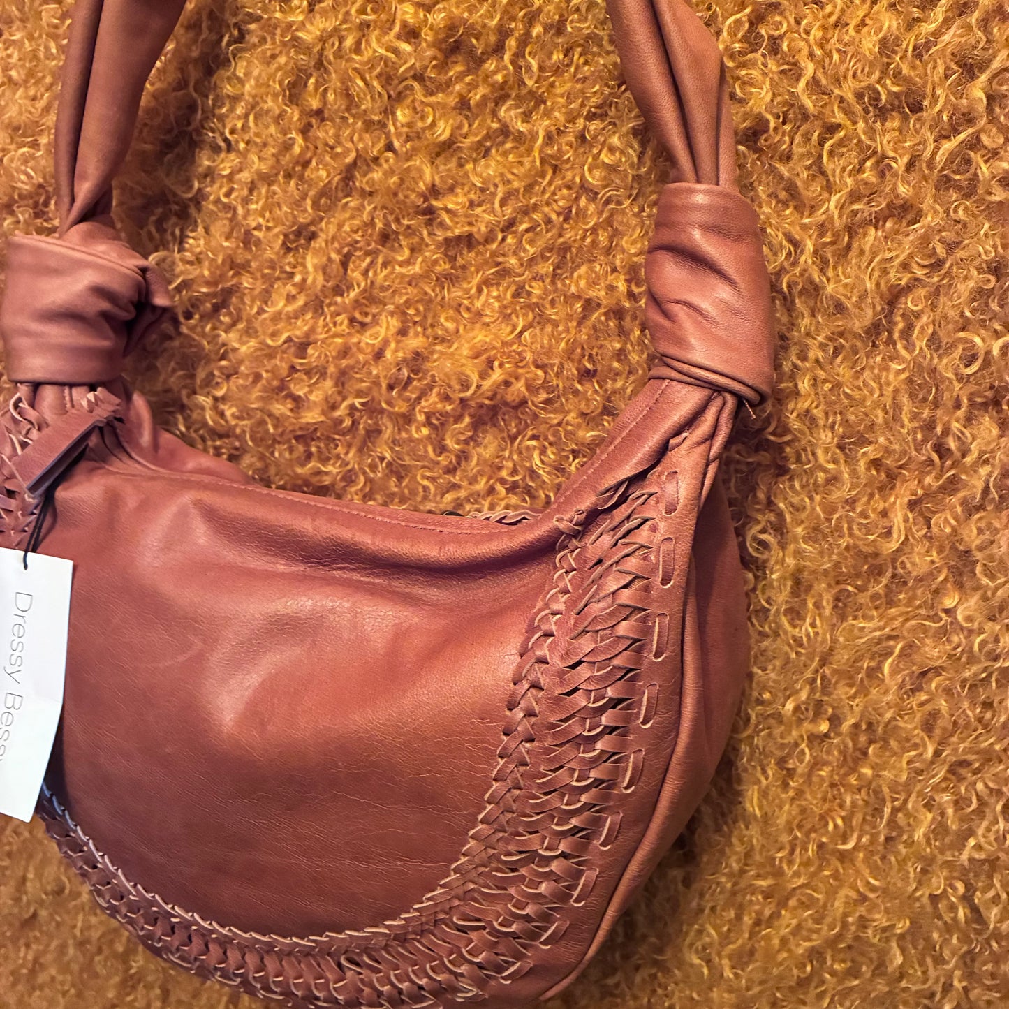 Chandra Leather Sling Bag - Mocha