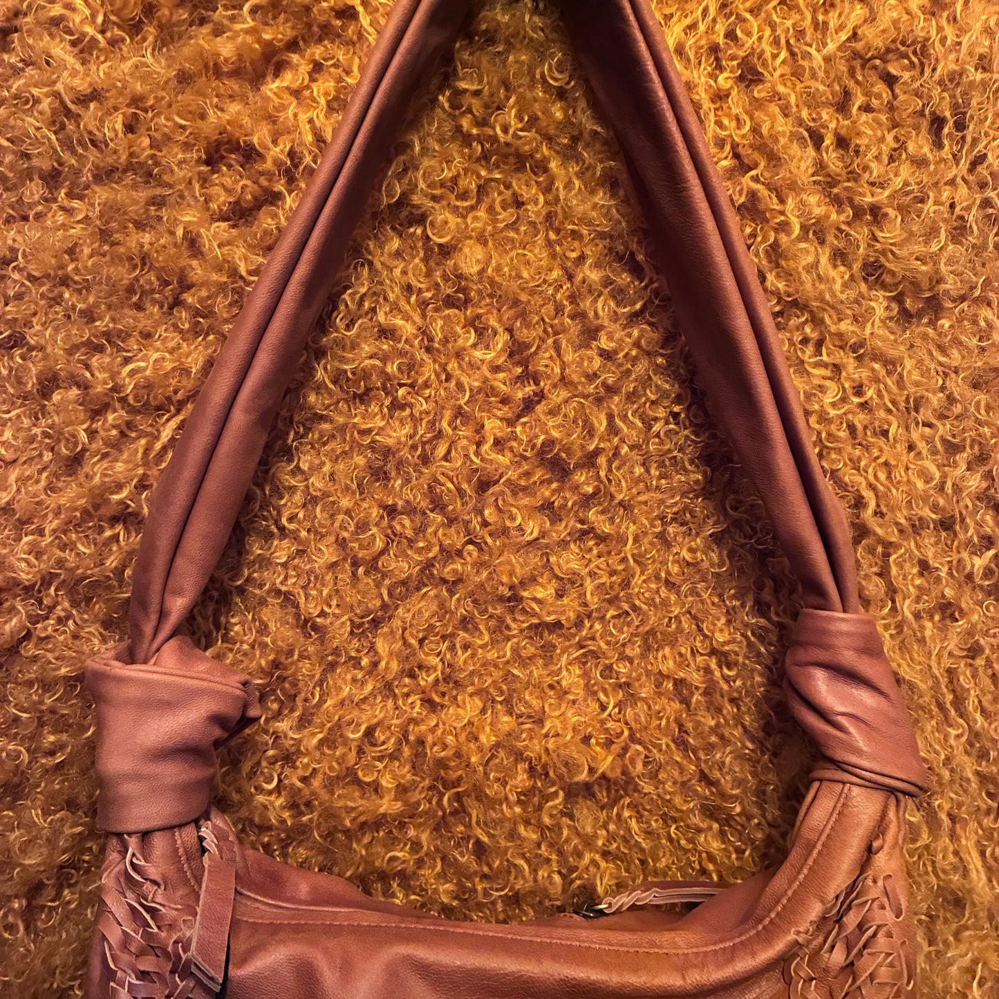 Chandra Leather Sling Bag - Mocha