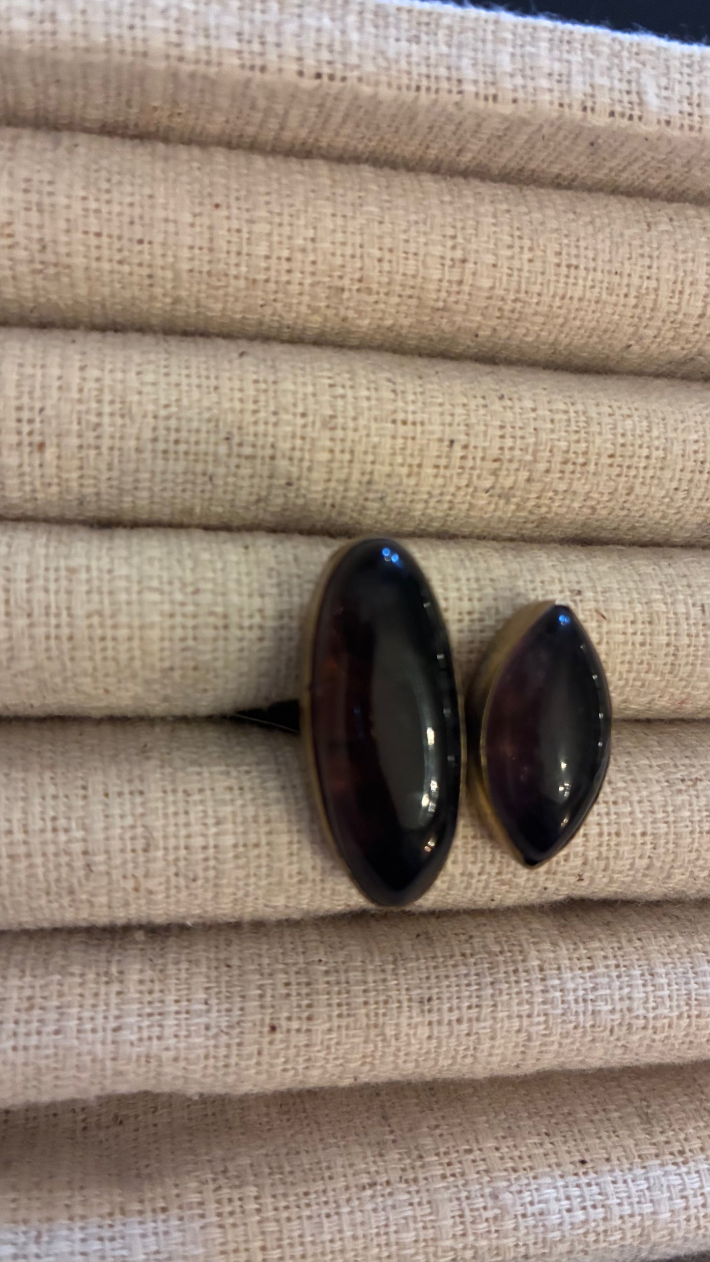 Amethyst Brass Ring