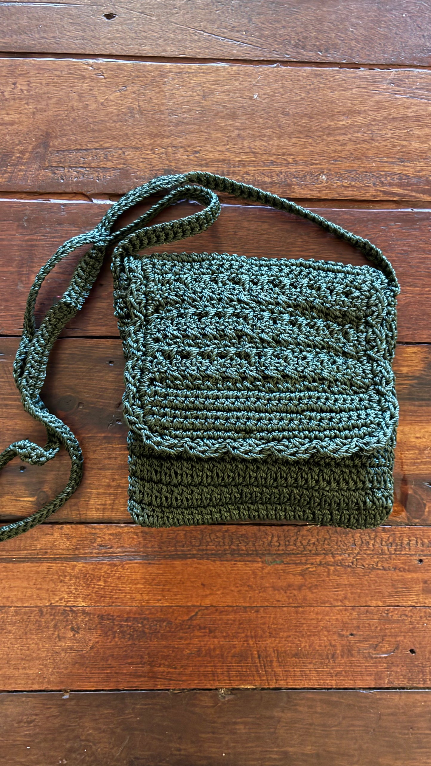 Papi Crochet Handbag - Olive, Rust, Beige, Toffee