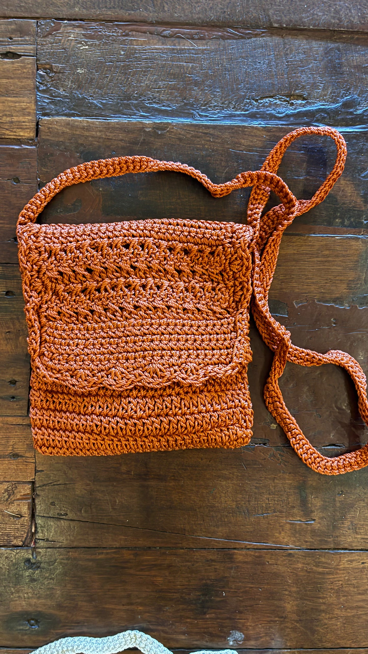 Papi Crochet Handbag - Olive, Rust, Beige, Toffee
