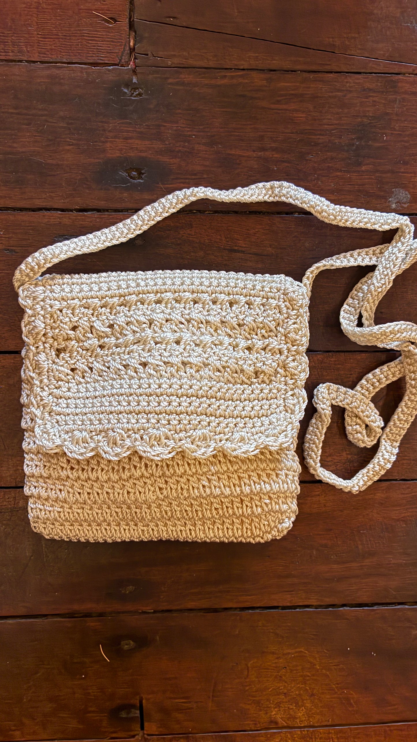 Papi Crochet Handbag - Olive, Rust, Beige, Toffee