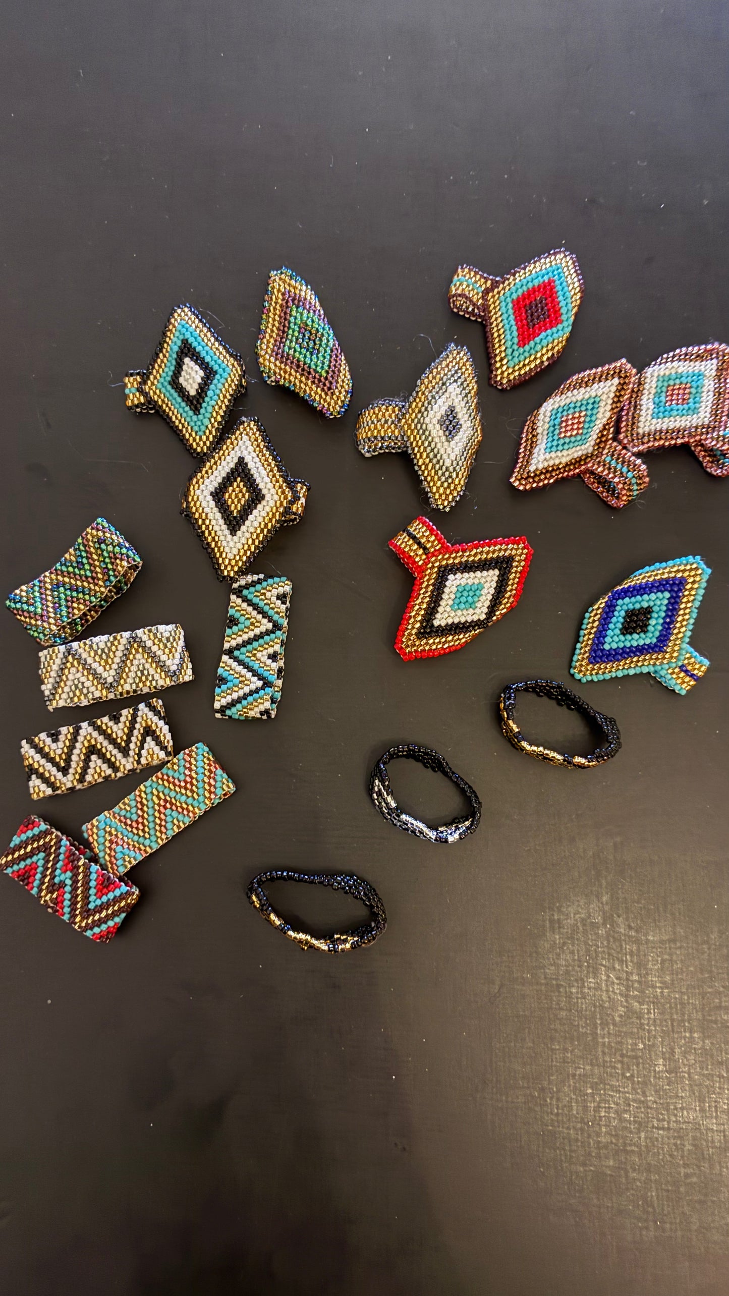 Beaded Rings  - Mixed