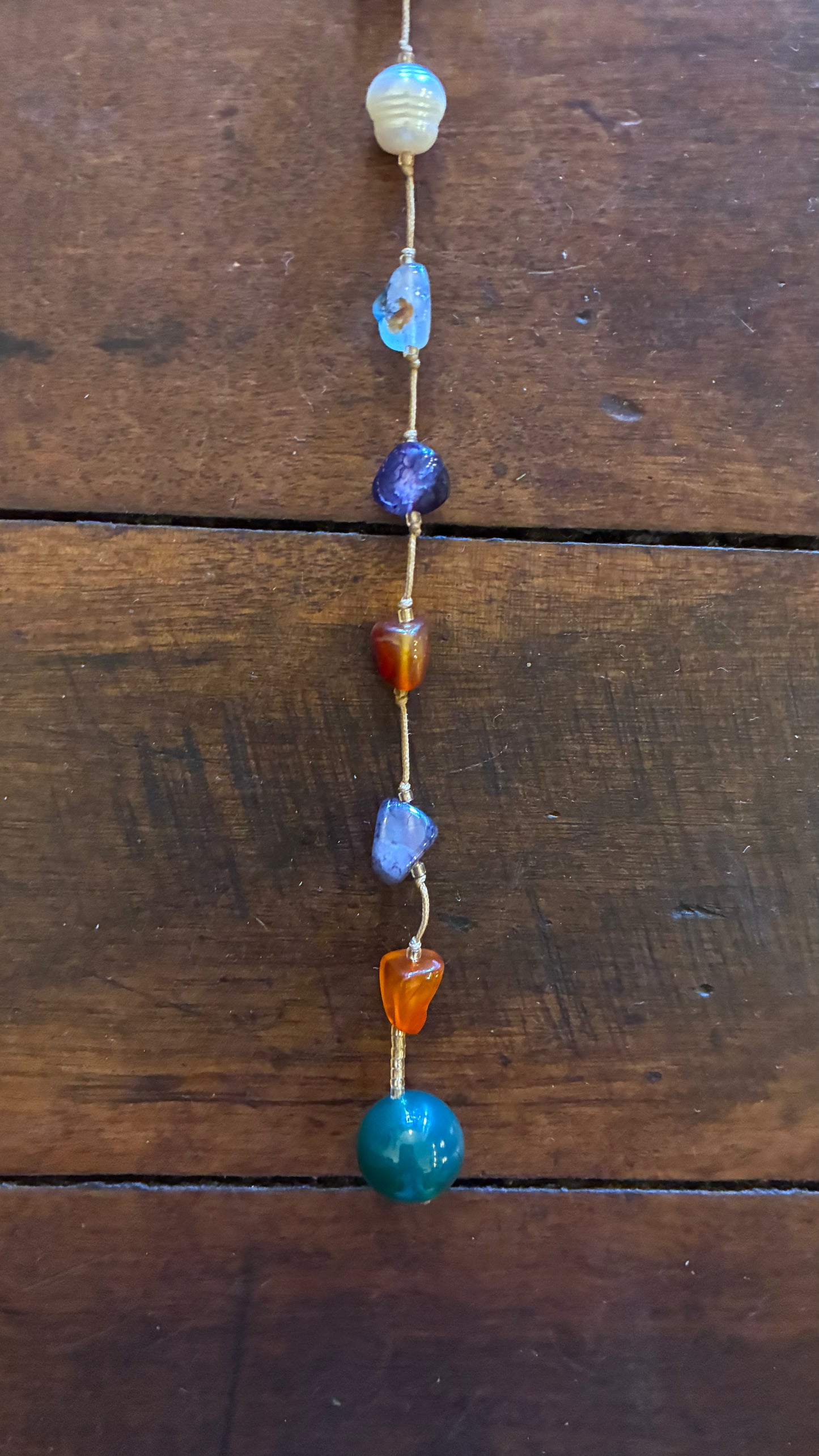 Shakell Precious Coloured Mixed Stones - Moonstone, Jade, Garnet