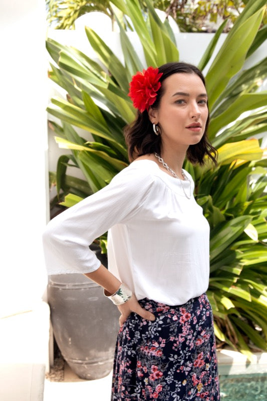 Janice Top - Natural White
