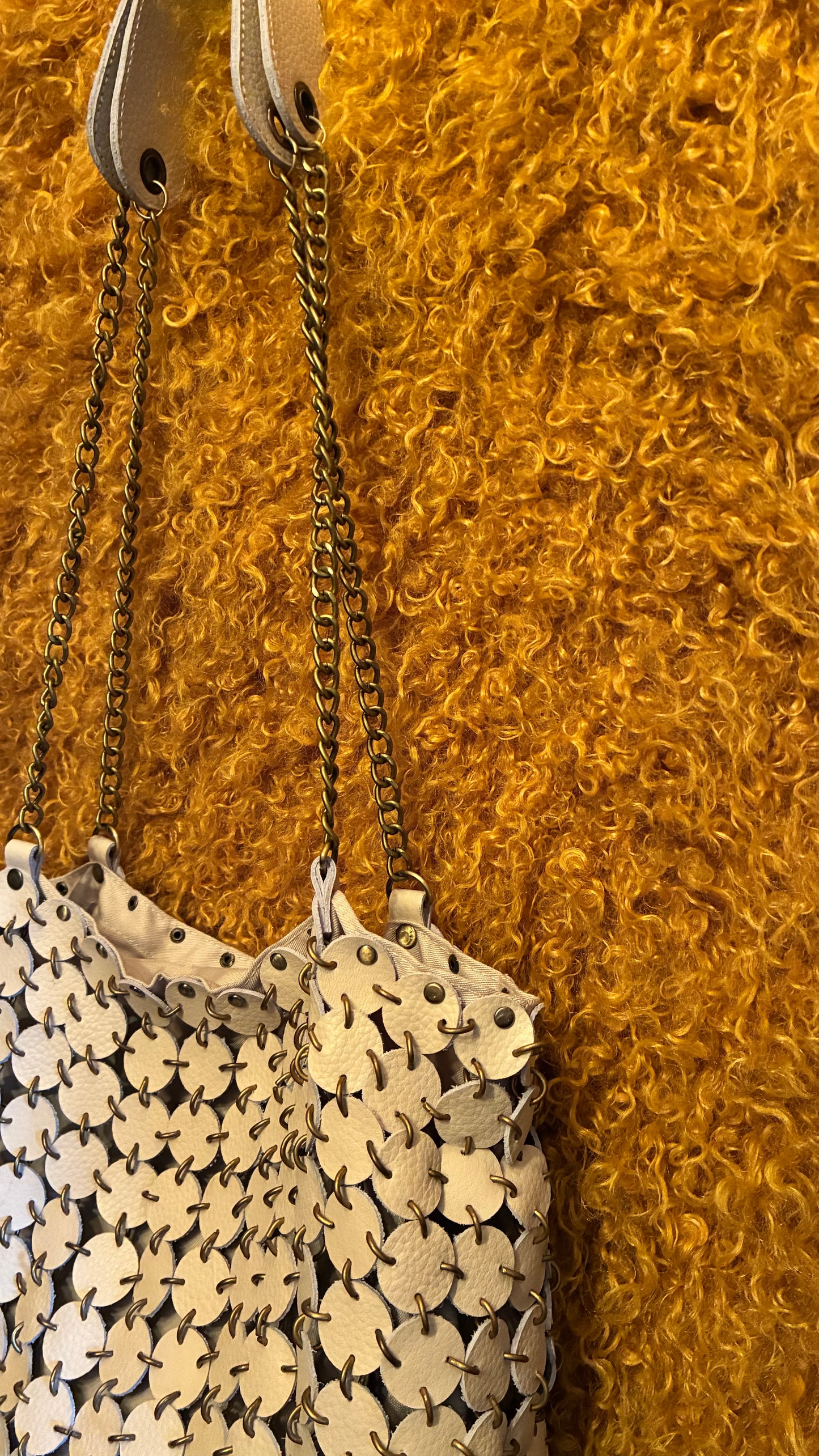 Cindy Bag - Cream Leather
