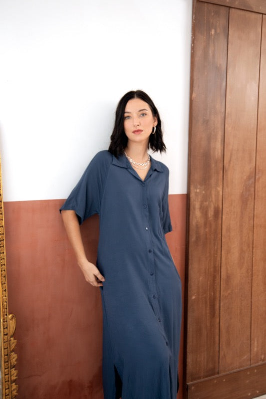Luka Maxi Dress - Indigo