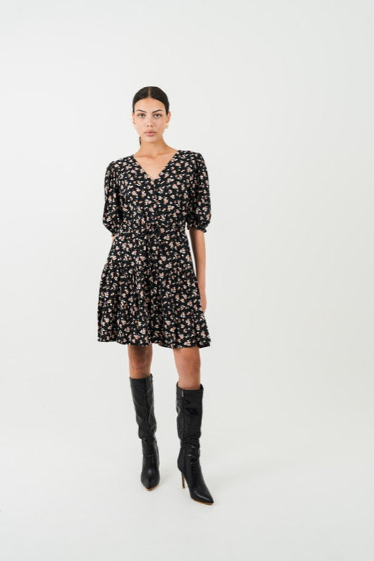 Katana Dress - Flowers of Apricot