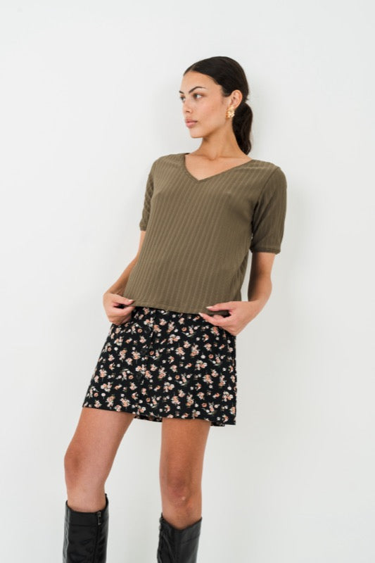 Estelle Skirt - Flowers Of Apricot