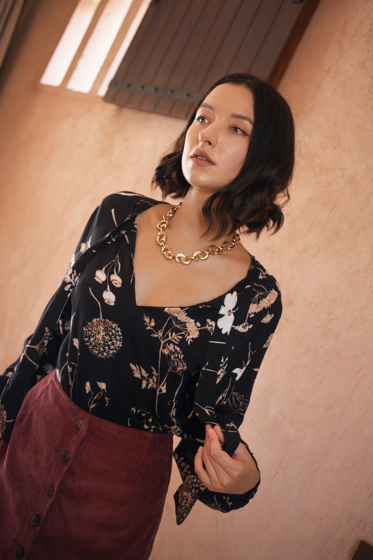 Leandra Blouse - Country Flowers